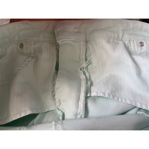 Talbots Women's Straight Leg Cropped Jean Cool Mint - 14 Petite - Picture 6 of 6